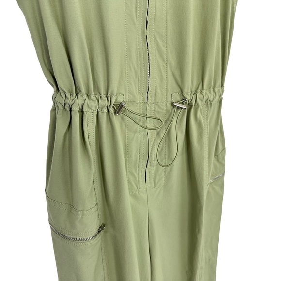 Calia By Carrie Underwood Womans Soft Utility Jumpsuit Sz Small Green Sleeveless - Picture 4 of 8
